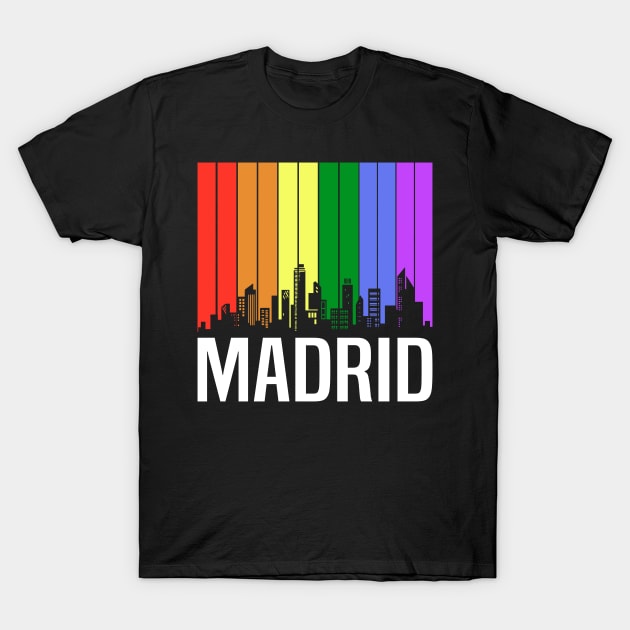 The Love For My City Madrid Great Gift For Everyone Who Likes This Place. T-Shirt by gdimido